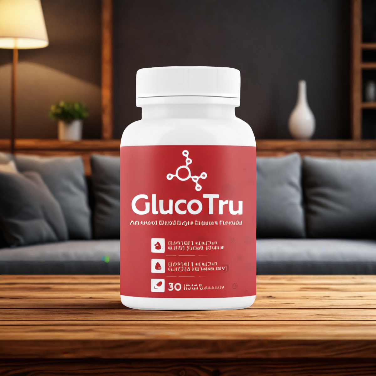 GlucoTru - 1 Bottle - Exclusive Limited Time Discount