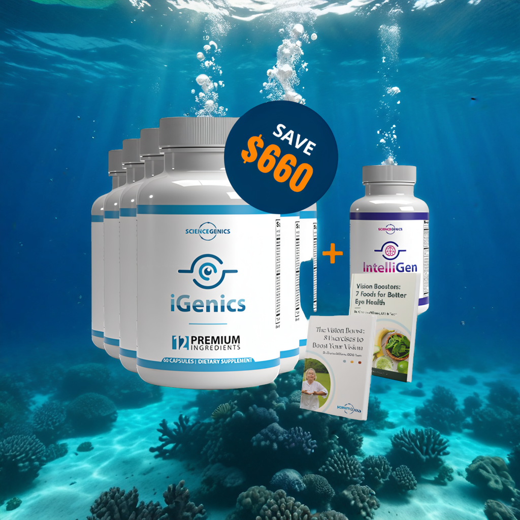 iGenics - 6 Bottles + 2  Ebooks + 1  Intelligen