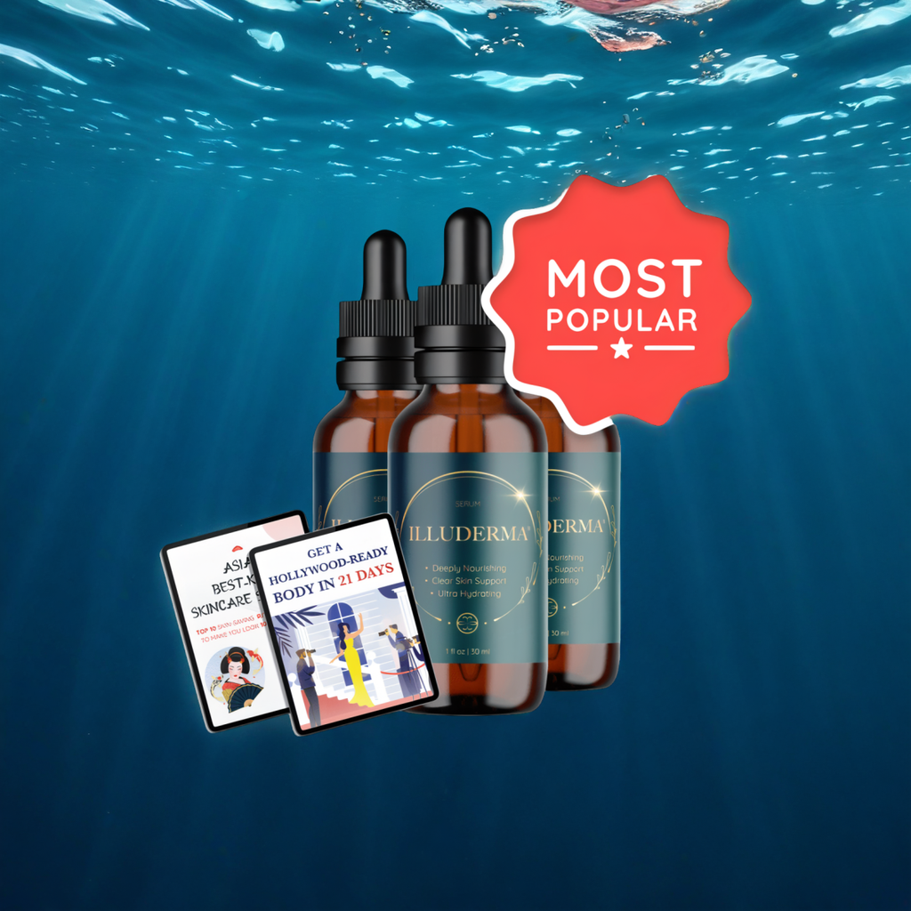 Illuderma - 3 Bottles + 2  Ebooks