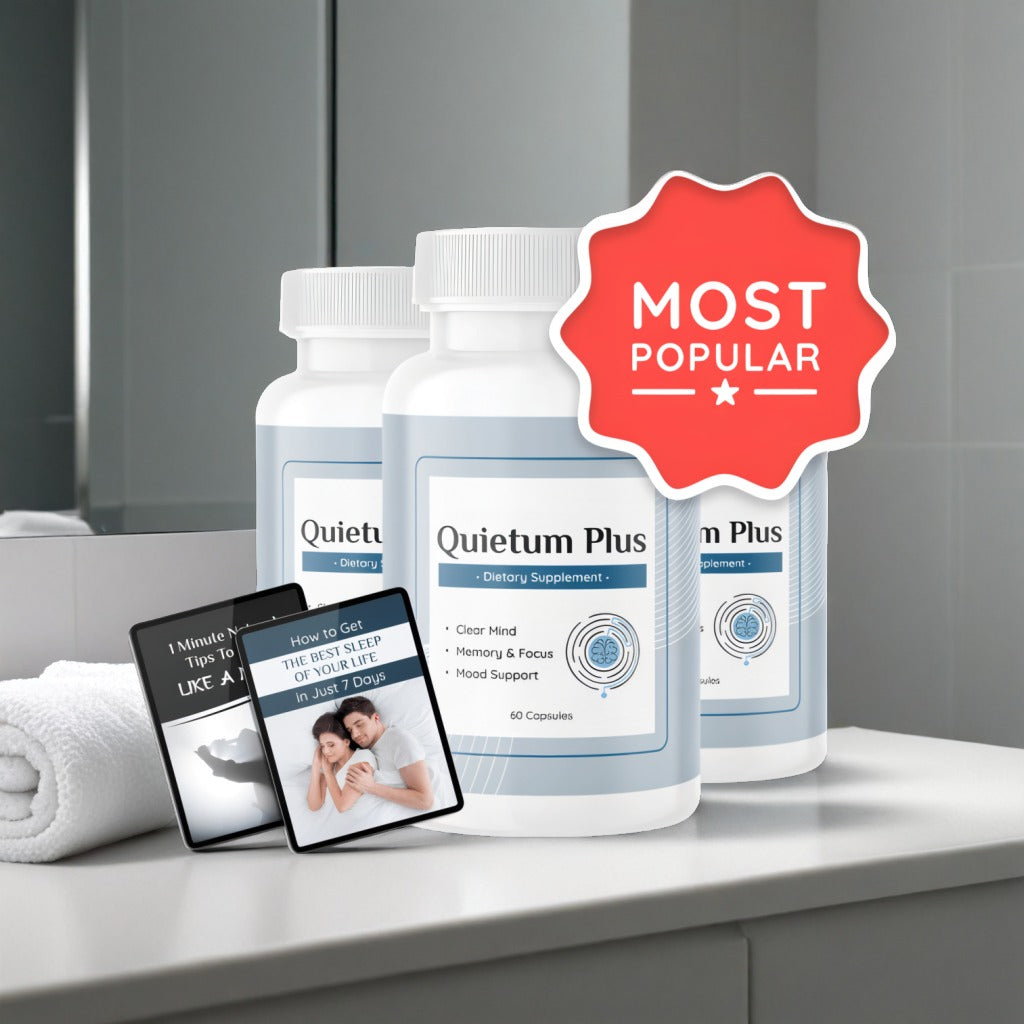Quietum Plus - 3 Bottles + 2  Ebooks