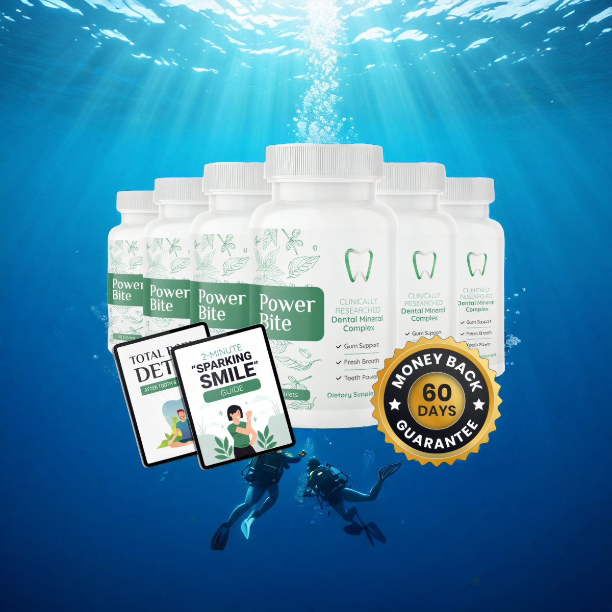 Power Bite - 6 Bottles + 2  Ebooks